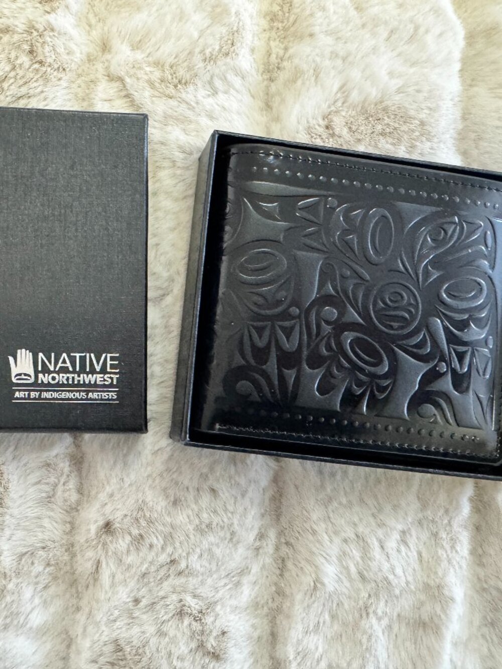 Salish Eagle Men's Leather Wallet